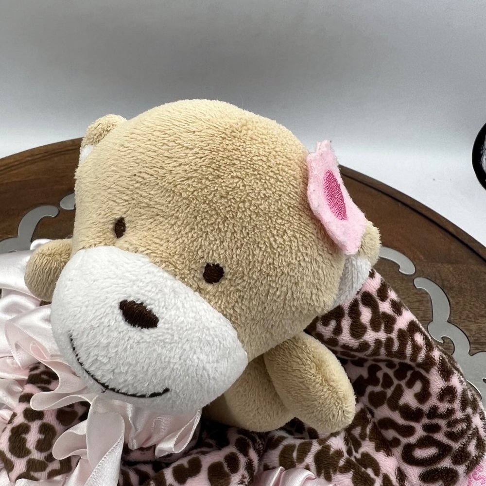 Carter's Jungle Nursey Monkey Rattle Teether and Leopard Soother Blanket Lovey